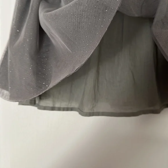 GAP Kids shimmery gray/silver tulle skirt ✨ Size US4. Fully lined. - Picture 3 of 7